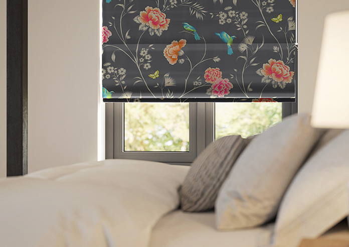 Borneo, Obsidian - Twist&Fit Roman Blind - Image 5
